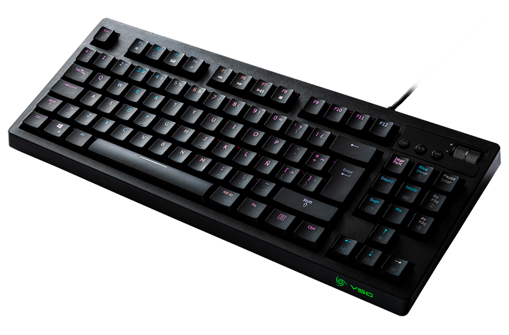 Imagen de teclado VSG modelo Quasar color negro